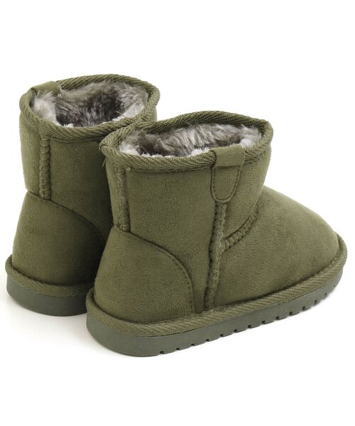 Ampersand(アンパサンド)の「ボアブーツ(トドラー)(ブーツ・キッズ・グレー/ブラック/ベージュ/ダークブラウン/ピンク/レインボー/カーキ・17/18/21/19/20/16)」の17枚目の写真