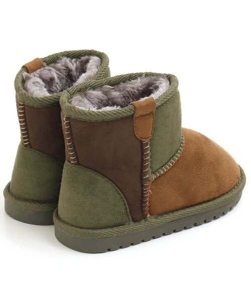 Ampersand(アンパサンド)の「ボアブーツ(トドラー)(ブーツ・キッズ・グレー/ブラック/ベージュ/ダークブラウン/ピンク/レインボー/カーキ・17/18/21/19/20/16)」の19枚目の写真