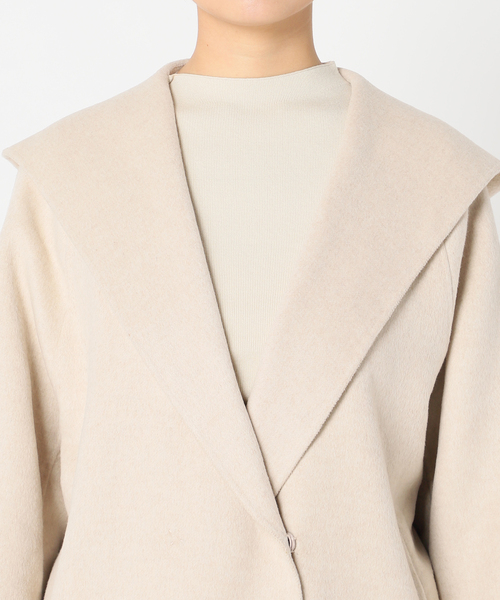 美品　SIMPLICITE S120ブレンド リバーミドル コート B.C STOCK（ベーセーストック）の「S120ブレンドリバーミドルコート