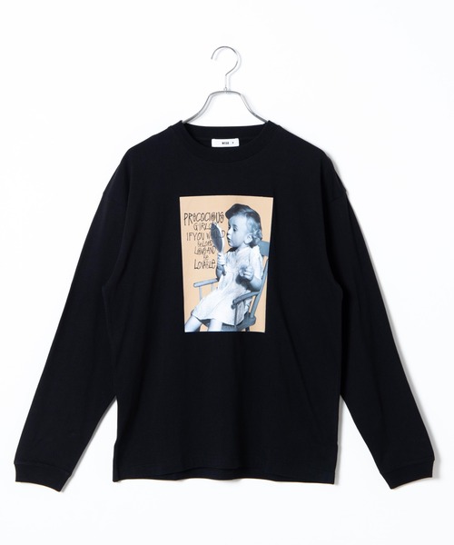 WEGO(ウィゴー)の「WEGO/BABYフォトロンT(Tシャツ/カットソー・メンズ・ホワイト/ブラック・SMALL/MEDIUM/LARGE)」の11枚目の写真