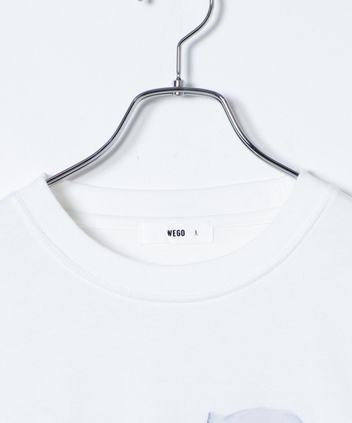 WEGO(ウィゴー)の「WEGO/BABYフォトロンT(Tシャツ/カットソー・メンズ・ホワイト/ブラック・SMALL/MEDIUM/LARGE)」の6枚目の写真