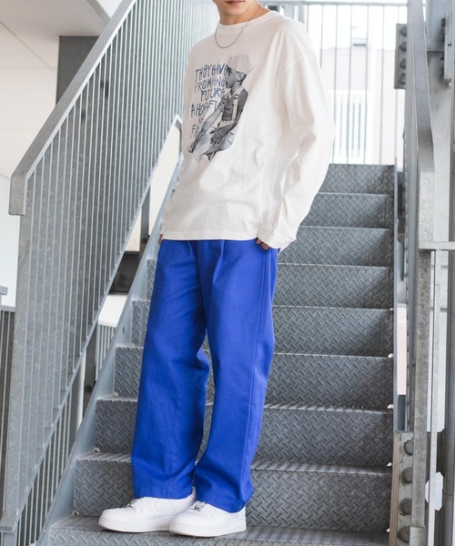 WEGO(ウィゴー)の「WEGO/BABYフォトロンT(Tシャツ/カットソー・メンズ・ホワイト/ブラック・SMALL/MEDIUM/LARGE)」の9枚目の写真