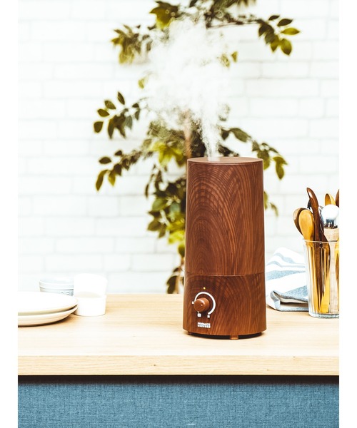 on the day（オンザデイ）の「PRISMATE(プリズメイト) アロマ超音波加湿器 WOOD（生活家電・メンズ・ブラウン/キャメル/ダークウッド・FREE）」の5枚目の写真