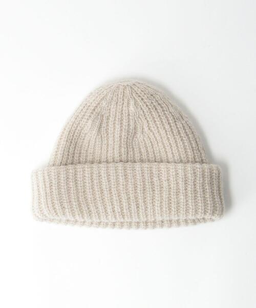 BEAUTY&YOUTH UNITED ARROWS(ビューティーアンドユースユナイテッドアローズ)の「BY ニットワッチ(ニットキャップ/ビーニー・レディース・ブラック/ピンク/イエロー/ナチュラル・FREE)」の3枚目の写真