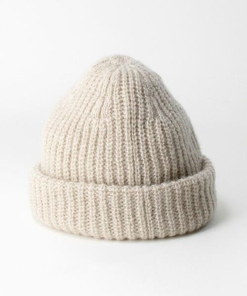 BEAUTY&YOUTH UNITED ARROWS(ビューティーアンドユースユナイテッドアローズ)の「BY ニットワッチ(ニットキャップ/ビーニー・レディース・ブラック/ピンク/イエロー/ナチュラル・FREE)」の6枚目の写真