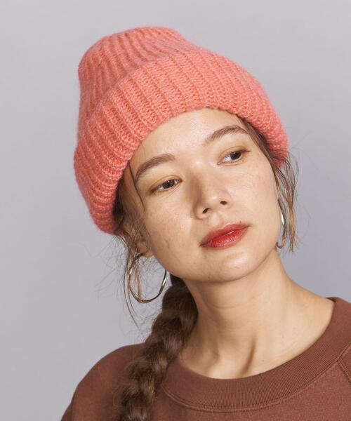 BEAUTY&YOUTH UNITED ARROWS(ビューティーアンドユースユナイテッドアローズ)の「BY ニットワッチ(ニットキャップ/ビーニー・レディース・ブラック/ピンク/イエロー/ナチュラル・FREE)」の10枚目の写真