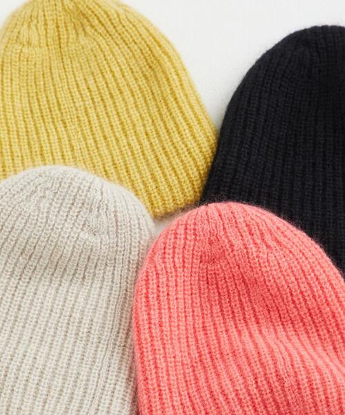 BEAUTY&YOUTH UNITED ARROWS(ビューティーアンドユースユナイテッドアローズ)の「BY ニットワッチ(ニットキャップ/ビーニー・レディース・ブラック/ピンク/イエロー/ナチュラル・FREE)」の12枚目の写真