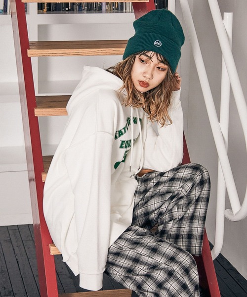 PBLIM（ページボーイリム）の「【PAGEBOYLIM】ヘビーオンスパーカー（パーカー・レディース・グレー/オフホワイト/ブルー・MEDIUM/LARGE）」の10枚目の写真