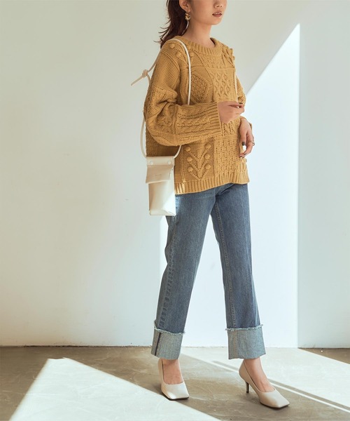 titivate（ティティベイト）の「ﾏﾙﾁwayｽｸｴｱﾊﾞｯｸﾞ（ハンドバッグ・レディース・ブラック/アイボリー・FREE）」の17枚目の写真