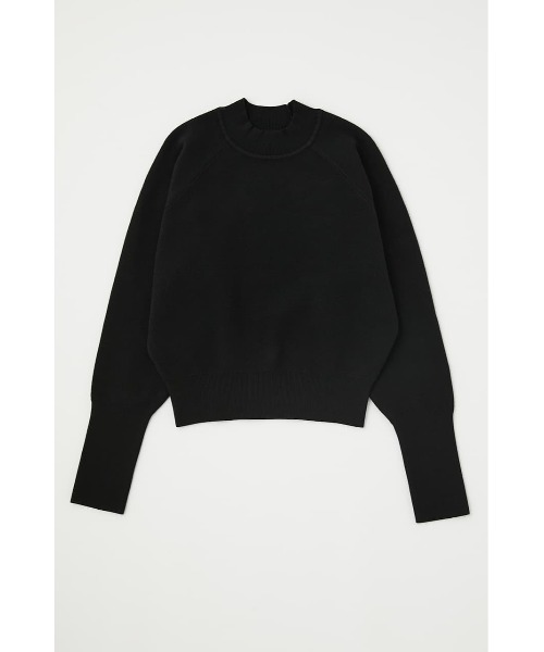 MOUSSY（マウジー）の「COMPACT RAGLAN KNIT トップス（ニット/セーター・レディース・イエロー/ブラック/アイボリー/ダークブラウン・FREE）」の2枚目の写真