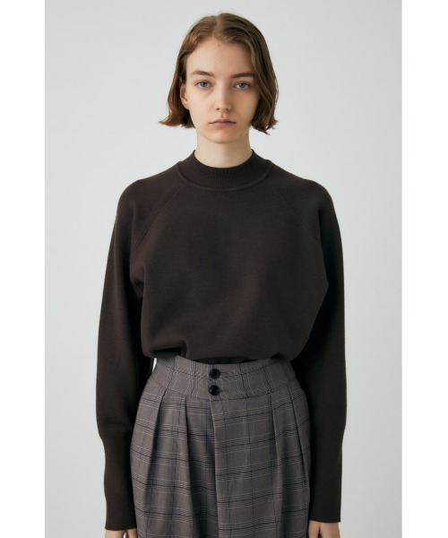 MOUSSY（マウジー）の「COMPACT RAGLAN KNIT トップス（ニット/セーター・レディース・イエロー/ブラック/アイボリー/ダークブラウン・FREE）」の16枚目の写真