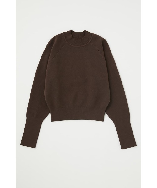 MOUSSY（マウジー）の「COMPACT RAGLAN KNIT トップス（ニット/セーター・レディース・イエロー/ブラック/アイボリー/ダークブラウン・FREE）」の18枚目の写真