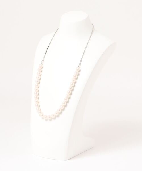 ZUCCa（ズッカ）の「(S)パールアクセ/ネックレス（ネックレス・レディース・ホワイト・FREE）」の2枚目の写真