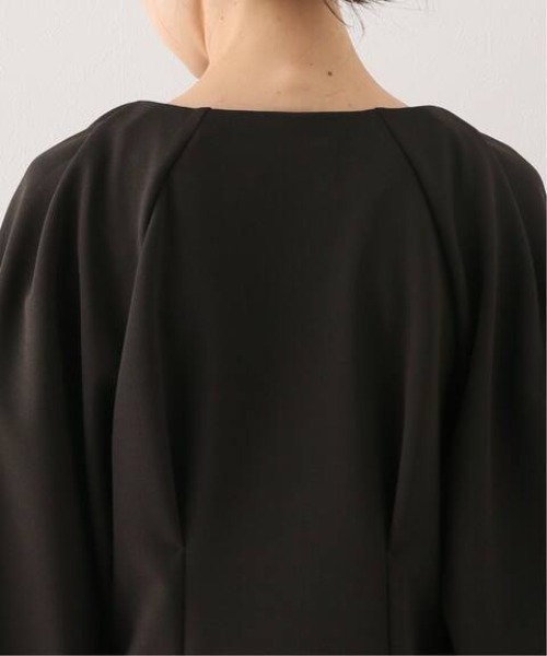 SLOBE IENA(スローブイエナ)の「ニットジョーゼットプルオーバー【手洗い可能】◆(Tシャツ/カットソー・レディース・ブラック/アイボリー/ブラウン・FREE)」の12枚目の写真