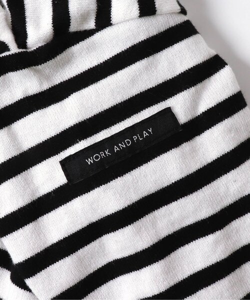 F.O.U（エフオーユー）の「防寒リバーシブルボーダープルオーバー（Tシャツ/カットソー・キッズ・キナリ/ブラック/ネイビー・110/120/160/140/100/150/130）」の15枚目の写真