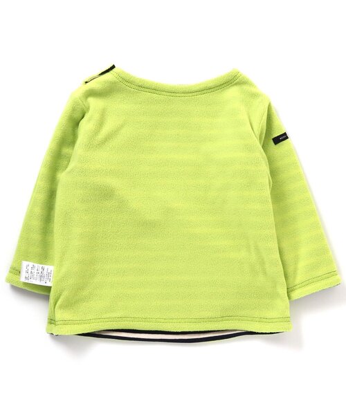 F.O.U（エフオーユー）の「防寒リバーシブルボーダープルオーバー（Tシャツ/カットソー・キッズ・キナリ/ブラック/ネイビー・110/120/160/140/100/150/130）」の11枚目の写真