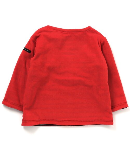 F.O.U（エフオーユー）の「防寒リバーシブルボーダープルオーバー（Tシャツ/カットソー・キッズ・キナリ/ブラック/ネイビー・110/120/160/140/100/150/130）」の9枚目の写真