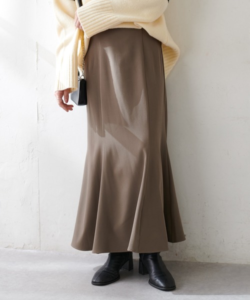 DISCOAT（ディスコート）の「ハギマーメイドスカート（スカート・レディース・ブラック/ブラウン/モカ/ホワイト系その他・FREE）」の4枚目の写真