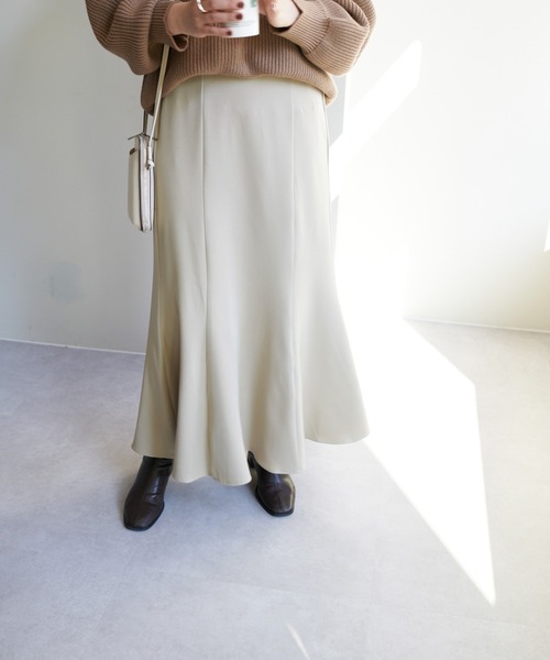 DISCOAT（ディスコート）の「ハギマーメイドスカート（スカート・レディース・ブラック/ブラウン/モカ/ホワイト系その他・FREE）」の12枚目の写真