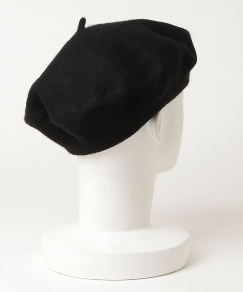 WC（ダブル シー）の「無地ベレー帽（ハンチング/ベレー帽・レディース・ブラック・FREE）」の2枚目の写真