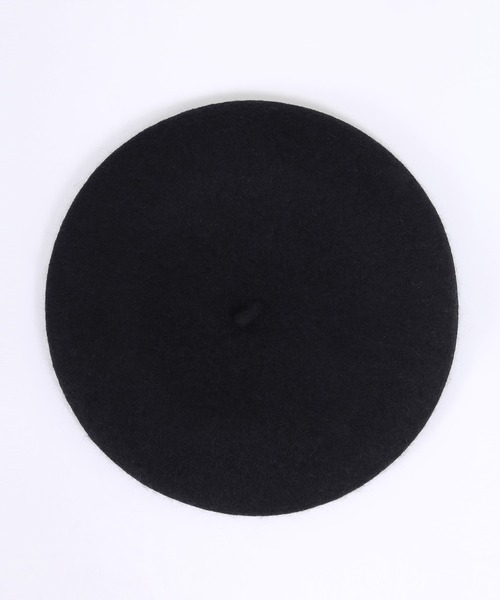 WC（ダブル シー）の「無地ベレー帽（ハンチング/ベレー帽・レディース・ブラック・FREE）」の3枚目の写真