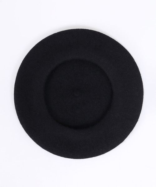 WC（ダブル シー）の「無地ベレー帽（ハンチング/ベレー帽・レディース・ブラック・FREE）」の4枚目の写真