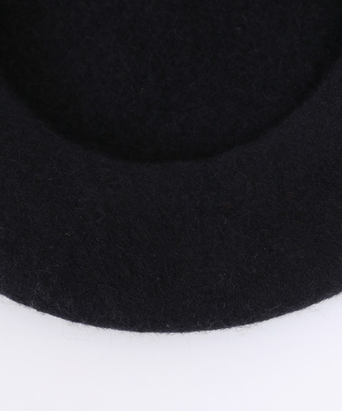 WC（ダブル シー）の「無地ベレー帽（ハンチング/ベレー帽・レディース・ブラック・FREE）」の5枚目の写真