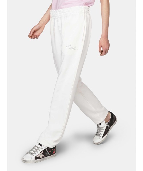 GOLDEN GOOSE（ゴールデングース）の「GOLDEN GOOSE sweat pants white with Love☆ print（スウェットパンツ・メンズ・ホワイト系その他・SMALL/MEDIUM/LARGE/X-LARGE/X-SMALL）」の6枚目の写真