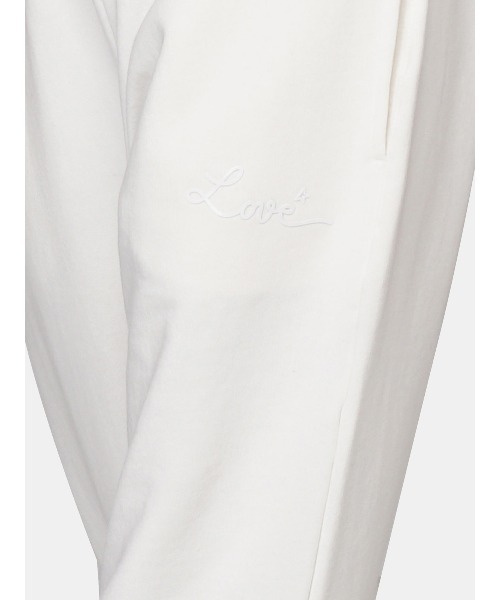 GOLDEN GOOSE（ゴールデングース）の「GOLDEN GOOSE sweat pants white with Love☆ print（スウェットパンツ・メンズ・ホワイト系その他・SMALL/MEDIUM/LARGE/X-LARGE/X-SMALL）」の4枚目の写真