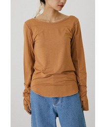backopen longsleeve t-shirt（バックオープンロングスリーブTシャツ）