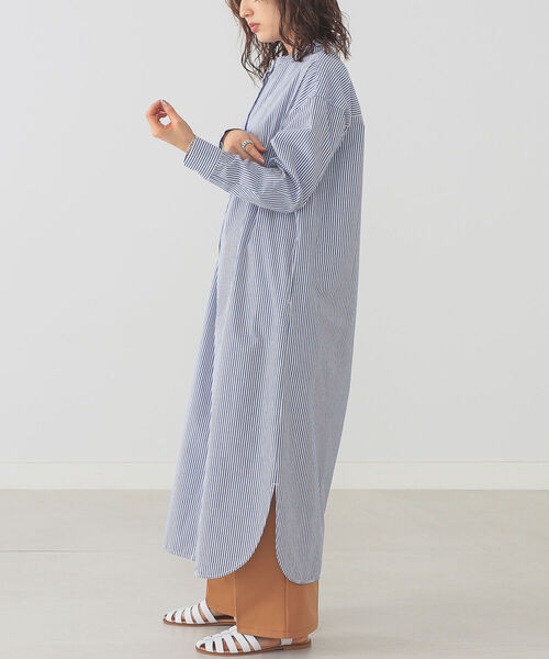 B:MING by BEAMS（ビーミングバイビームス）の「B:MING by BEAMS / ストライプ シャツワンピース 22SS（シャツワンピース・レディース・ブルー系その他/レッド系その他・SMALL/MEDIUM）」の14枚目の写真