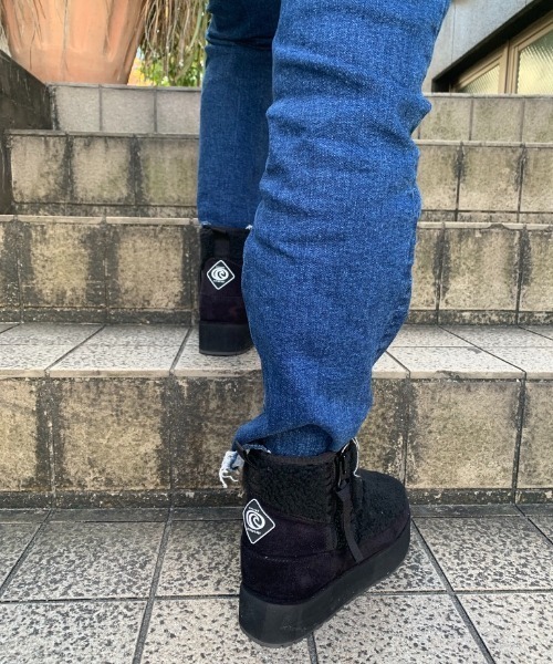 PIPING HOT FUTURE（パイピングホットフューチャー）の「SHORT BOOT WITH SIDE ZIP（ブーツ・レディース・ブラック・ 22/ 23/ 24/ 25/ 26）」の5枚目の写真
