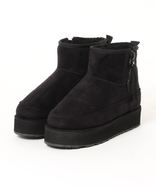 PIPING HOT FUTURE（パイピングホットフューチャー）の「SHORT BOOT WITH SIDE ZIP（ブーツ・レディース・ブラック・ 22/ 23/ 24/ 25/ 26）」の6枚目の写真