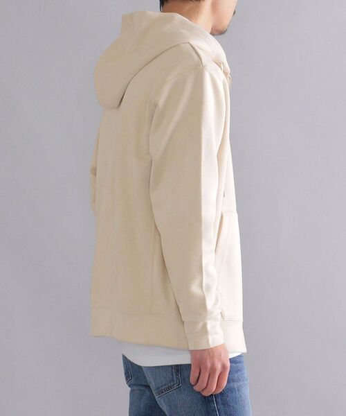 SHIPS（シップス）の「【WEB限定】SHIPS: ワンポイント ロゴ ワッペン フェイクスエード ジップ パーカー（パーカー・メンズ・ライトブルー/ベージュ/グレー・SMALL/MEDIUM/LARGE/X-LARGE）」の14枚目の写真