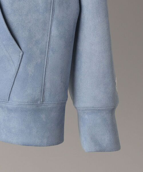 SHIPS（シップス）の「【WEB限定】SHIPS: ワンポイント ロゴ ワッペン フェイクスエード ジップ パーカー（パーカー・メンズ・ライトブルー/ベージュ/グレー・SMALL/MEDIUM/LARGE/X-LARGE）」の19枚目の写真