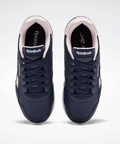 Reebok（リーボック）の「ロイヤル クラシック ジョガー 3.0 / ROYAL CL JOG 3.0 （スニーカー・キッズ・ネイビー・22.5cm/23.0cm/23.5cm/24.0cm/24.5cm/25.0cm/17.0cm/18.0cm/19.0cm/20.0cm/21.0cm/22.0cm/18.5cm/19.5cm/21.5cm/20.5cm/17.5cm）」の4枚目の写真