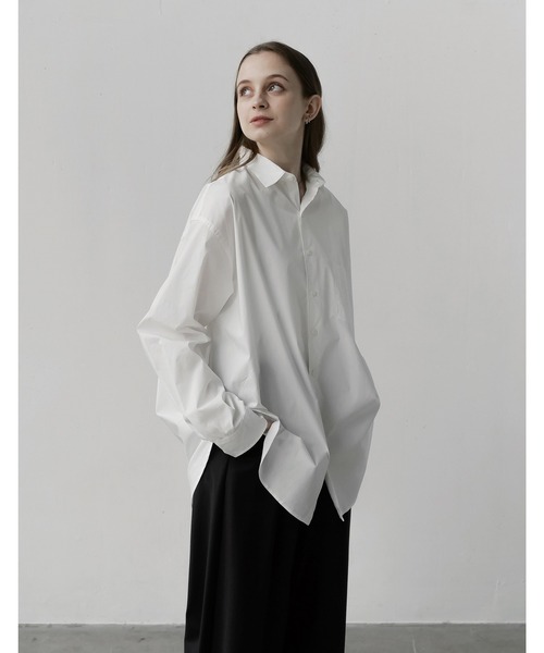 remer（リメール）の「loose basic shirt / ルーズベーシックシャツ（シャツ/ブラウス・メンズ・ホワイト/アッシュグレー/ブラック・SMALL/MEDIUM/LARGE）」の2枚目の写真