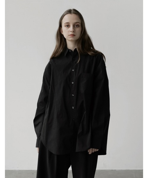 remer（リメール）の「loose basic shirt / ルーズベーシックシャツ（シャツ/ブラウス・メンズ・ホワイト/アッシュグレー/ブラック・SMALL/MEDIUM/LARGE）」の3枚目の写真