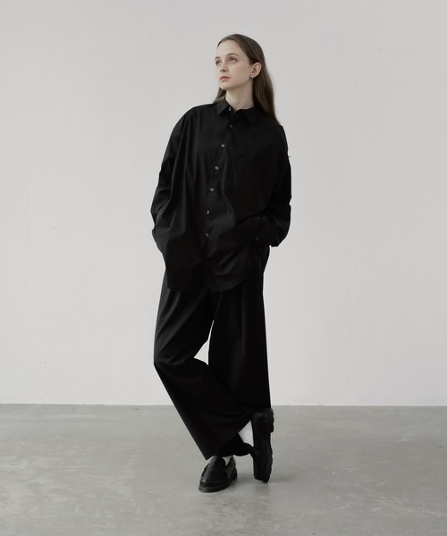 remer（リメール）の「loose basic shirt / ルーズベーシックシャツ（シャツ/ブラウス・メンズ・ホワイト/アッシュグレー/ブラック・SMALL/MEDIUM/LARGE）」の15枚目の写真