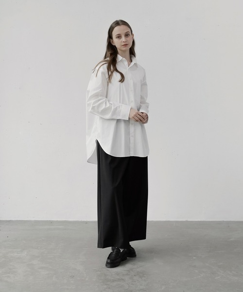 remer（リメール）の「loose basic shirt / ルーズベーシックシャツ（シャツ/ブラウス・メンズ・ホワイト/アッシュグレー/ブラック・SMALL/MEDIUM/LARGE）」の6枚目の写真