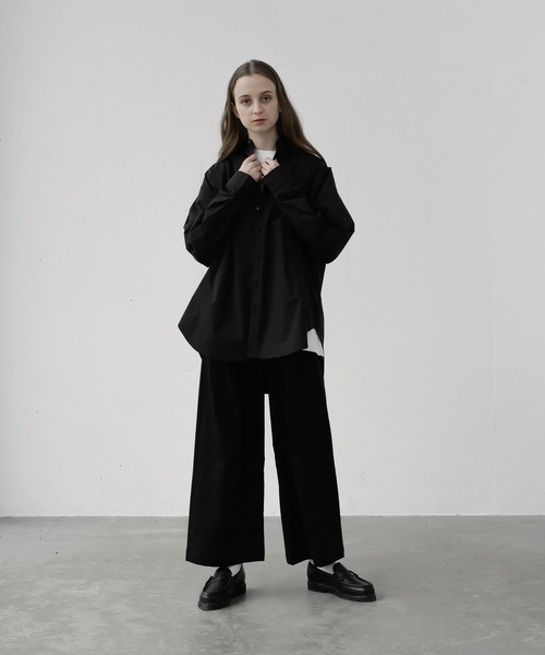 remer（リメール）の「loose basic shirt / ルーズベーシックシャツ（シャツ/ブラウス・メンズ・ホワイト/アッシュグレー/ブラック・SMALL/MEDIUM/LARGE）」の19枚目の写真