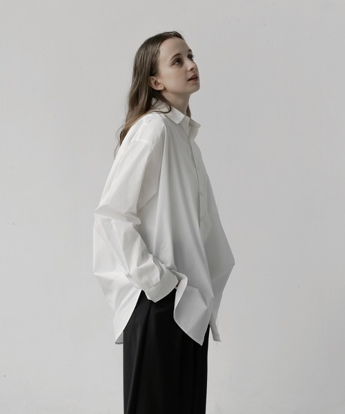 remer（リメール）の「loose basic shirt / ルーズベーシックシャツ（シャツ/ブラウス・メンズ・ホワイト/アッシュグレー/ブラック・SMALL/MEDIUM/LARGE）」の8枚目の写真