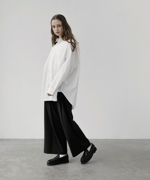 remer（リメール）の「loose basic shirt / ルーズベーシックシャツ（シャツ/ブラウス・メンズ・ホワイト/アッシュグレー/ブラック・SMALL/MEDIUM/LARGE）」の10枚目の写真