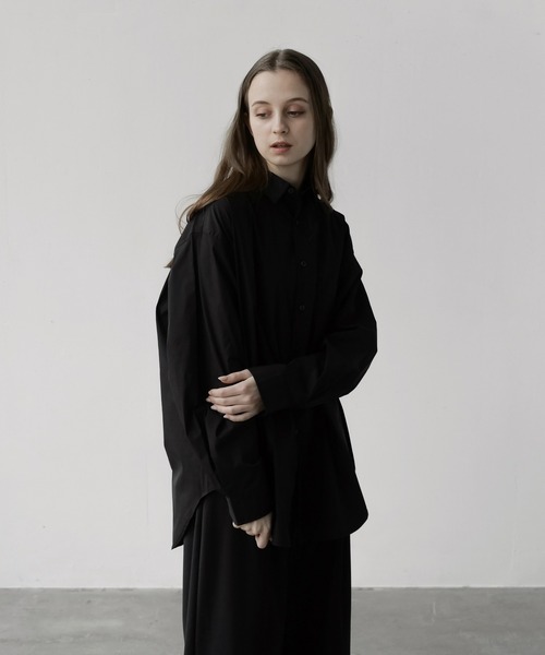 remer（リメール）の「loose basic shirt / ルーズベーシックシャツ（シャツ/ブラウス・メンズ・ホワイト/アッシュグレー/ブラック・SMALL/MEDIUM/LARGE）」の22枚目の写真