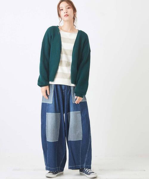 CUBE SUGAR(キューブシュガー)の「パンツ(その他パンツ・レディース・ブルー・M)」の4枚目の写真