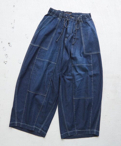 CUBE SUGAR(キューブシュガー)の「パンツ(その他パンツ・レディース・ブルー・M)」の5枚目の写真