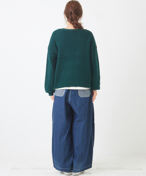 CUBE SUGAR(キューブシュガー)の「パンツ(その他パンツ・レディース・ブルー・M)」の2枚目の写真