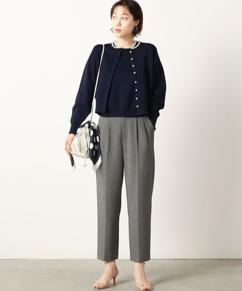 NOLLEY&#39;S - 新品❣️ノーリーズボレロカーディガン セール】《アンサンブル対応》《手洗い可能》フレンチリネン