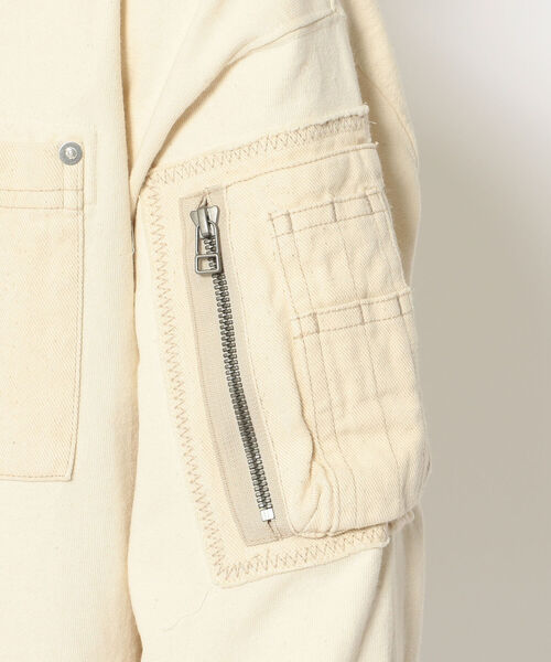 AVIREX(アヴィレックス)の「【TYPE BLUE/タイプ ブルー】デニム ポケット クルーネック スウェット / DENIM POCKET CREW NECK SWEAT / アヴィレックス / AVIREX(スウェット・メンズ・ナチュラル/ネイビー・MEDIUM/LARGE/XX-LARGE/X-LARGE)」の15枚目の写真