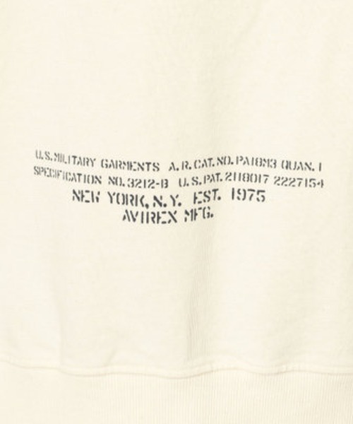 AVIREX(アヴィレックス)の「【TYPE BLUE/タイプ ブルー】デニム ポケット クルーネック スウェット / DENIM POCKET CREW NECK SWEAT / アヴィレックス / AVIREX(スウェット・メンズ・ナチュラル/ネイビー・MEDIUM/LARGE/XX-LARGE/X-LARGE)」の11枚目の写真